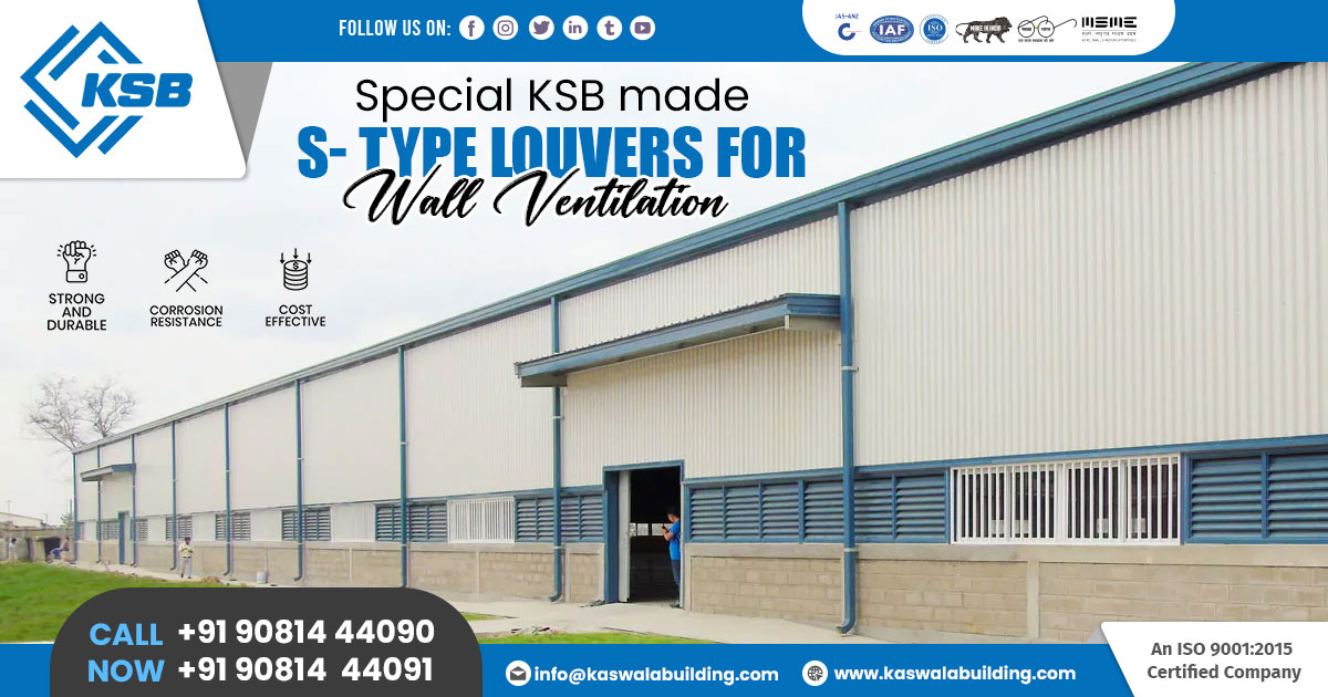 Manufacturer of S Type Louvers for Wall Ventilation